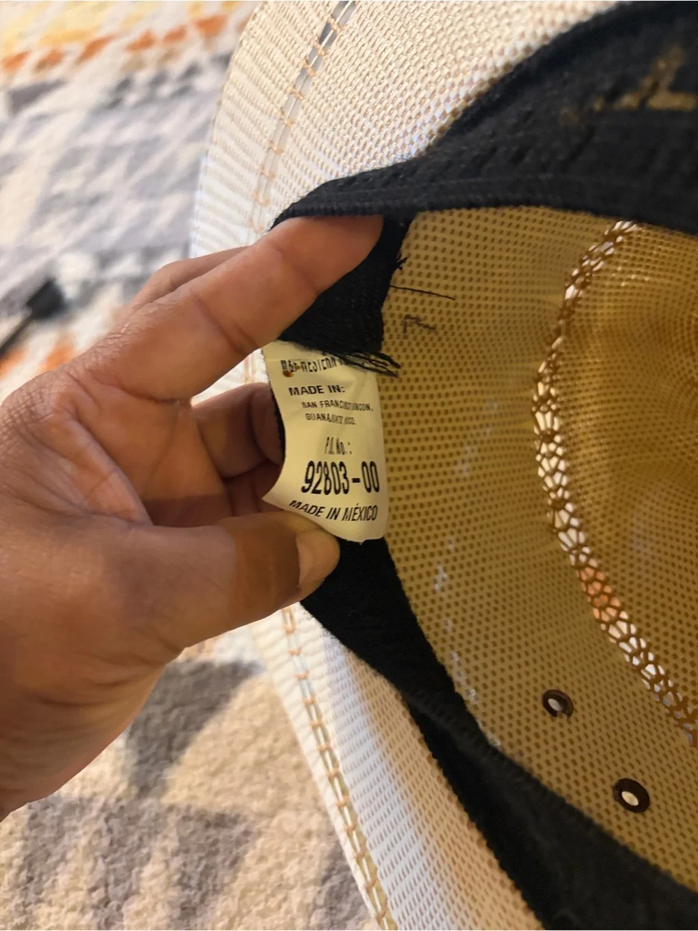Kid's Ariat Beige Cowboy Straw Hat